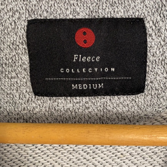 Cotton On Mens Graphic Print Fleece Jumper/ Pullover Grey Medium Pre Owned EC - Picture 5 of 8